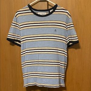 Original Penguin Men's Multicolor Striped Tee